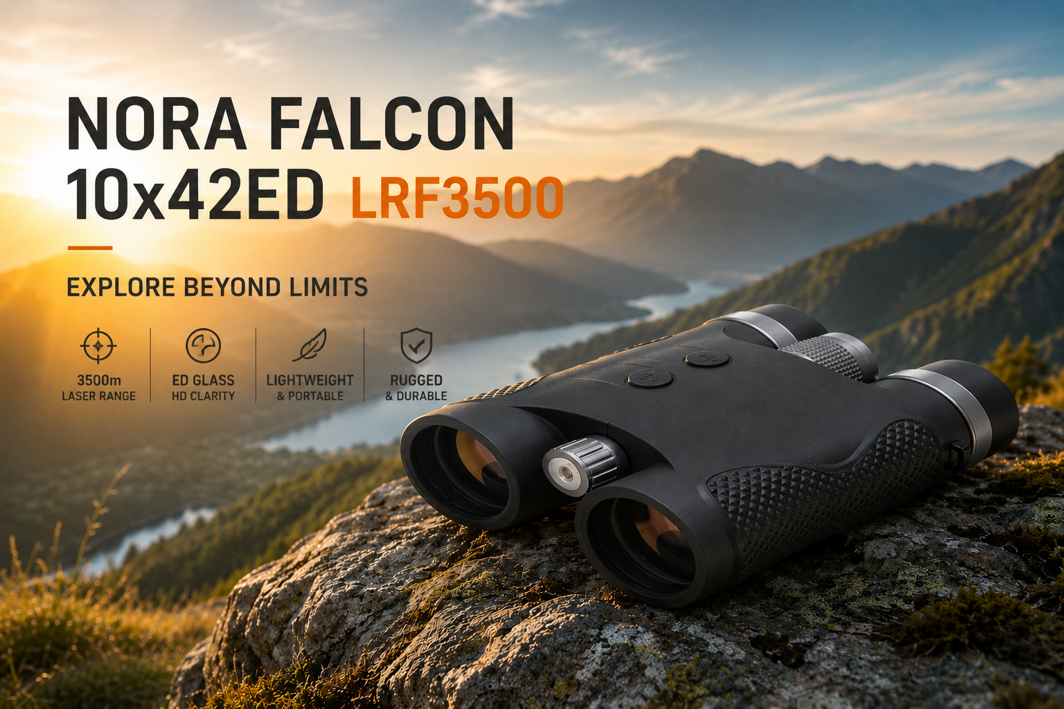 Nora Falcon 10x42ED LRF 3500 Laser Range