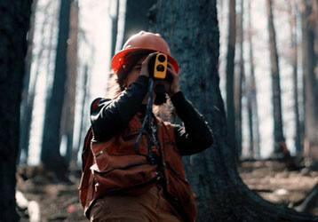 Nora Optics Laser Rangefinders in Forest